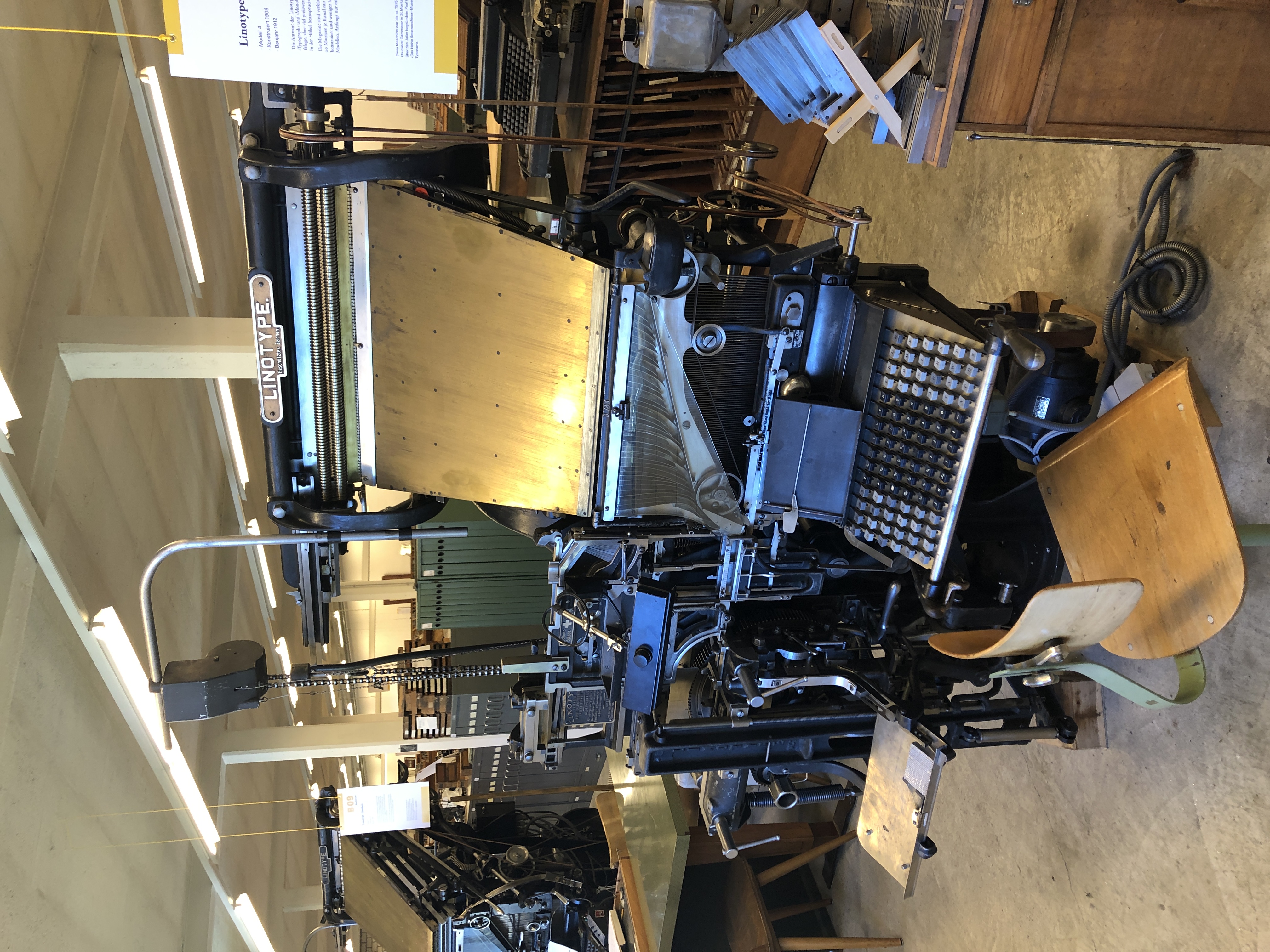 A Linotype model 4