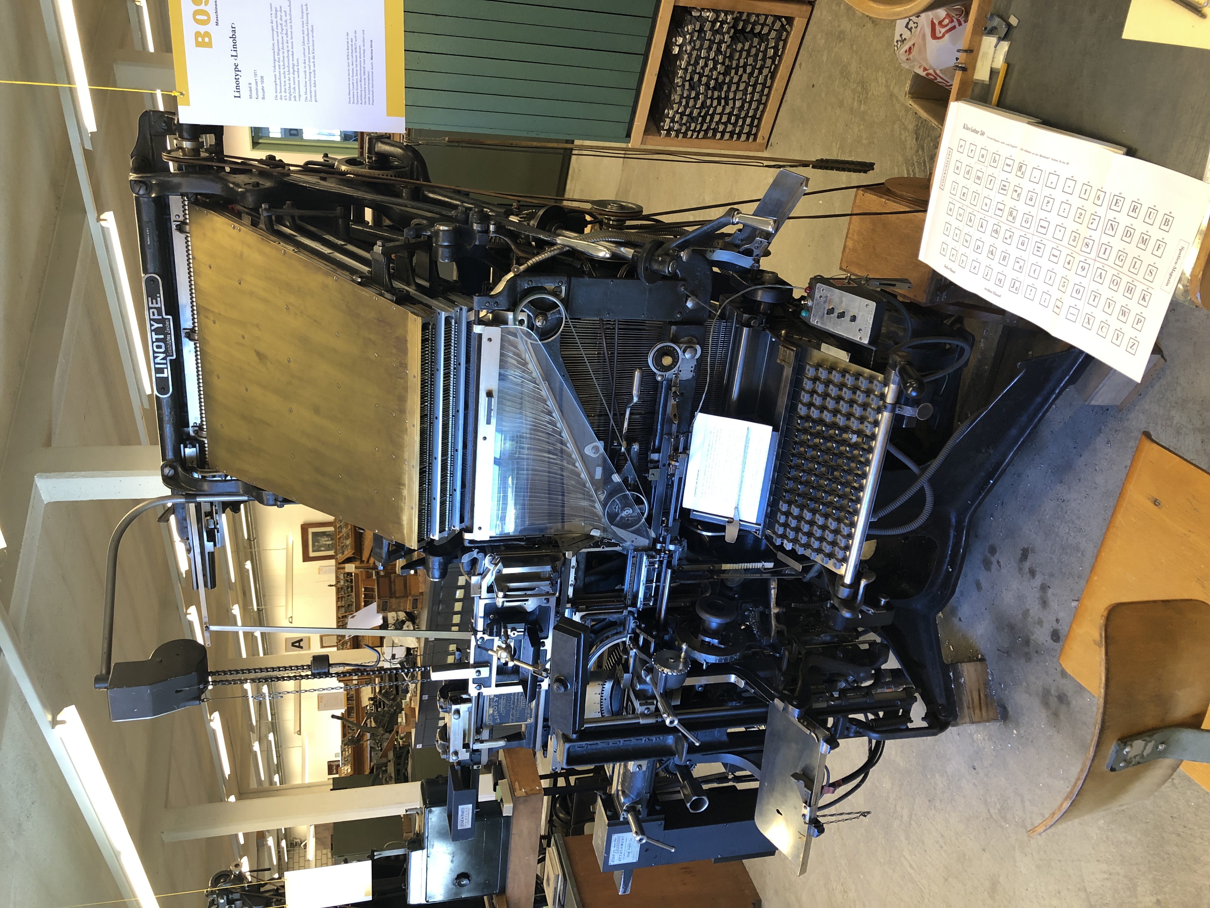 A Linotype model 8